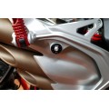 CNC Racing Machined Aluminum Collar and Bolt Kit For Exhaust Mount for MV Agusta F3 / B3 (675 / 800) models CNC Racing Machined Aluminum Collar and Bolt Kit For Exhaust Mount for MV Agusta F3 / B3 (675 / 800) models